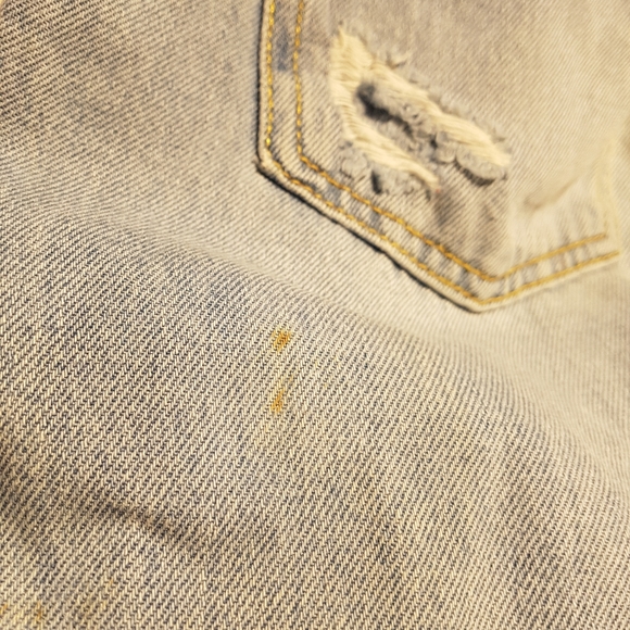 Size 4 Bershka distressed button fly jeans - Picture 5 of 5